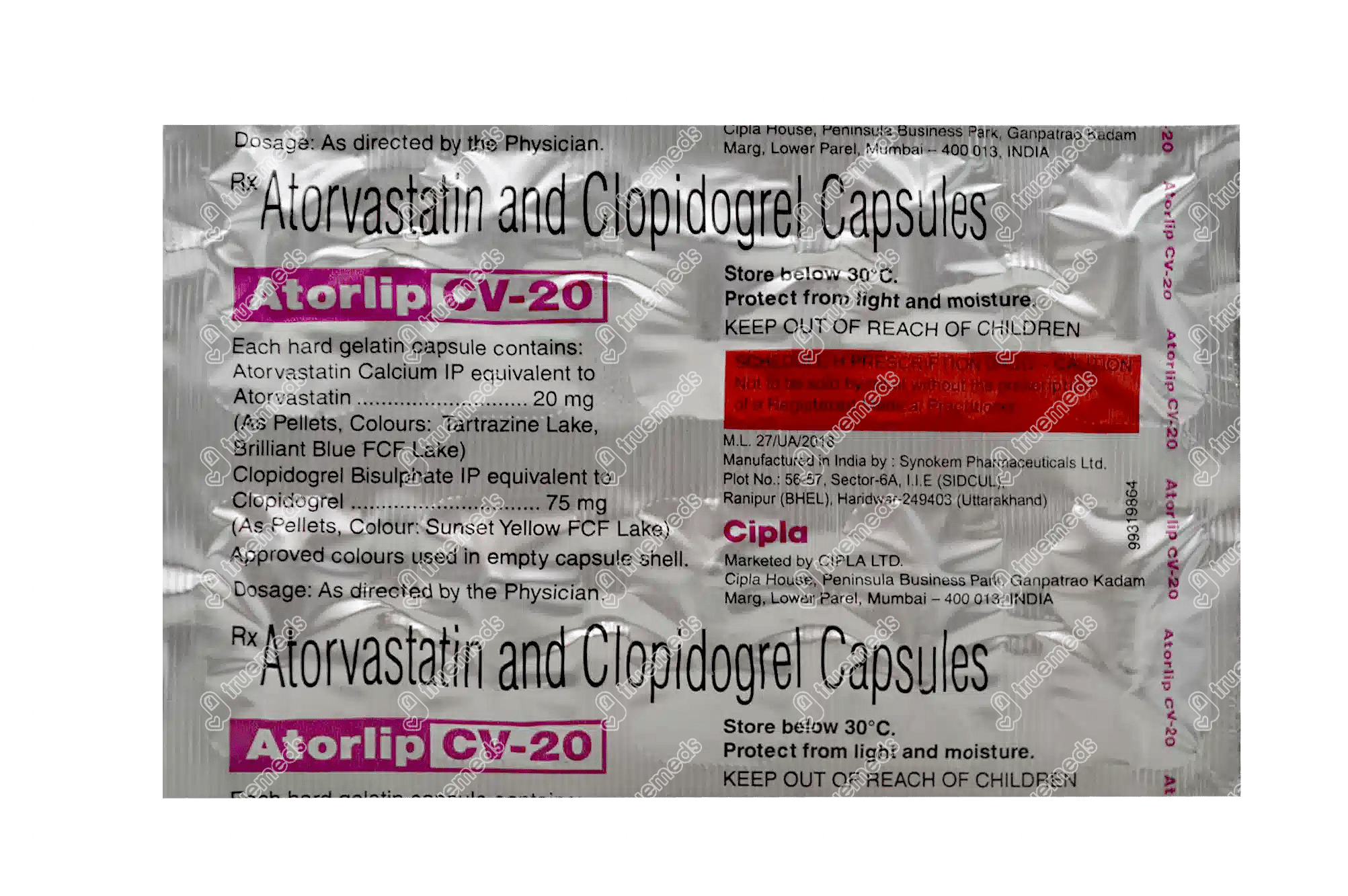 Atorlip Cv 2075 Mg Capsule 10 Uses Side Effects Dosage Price