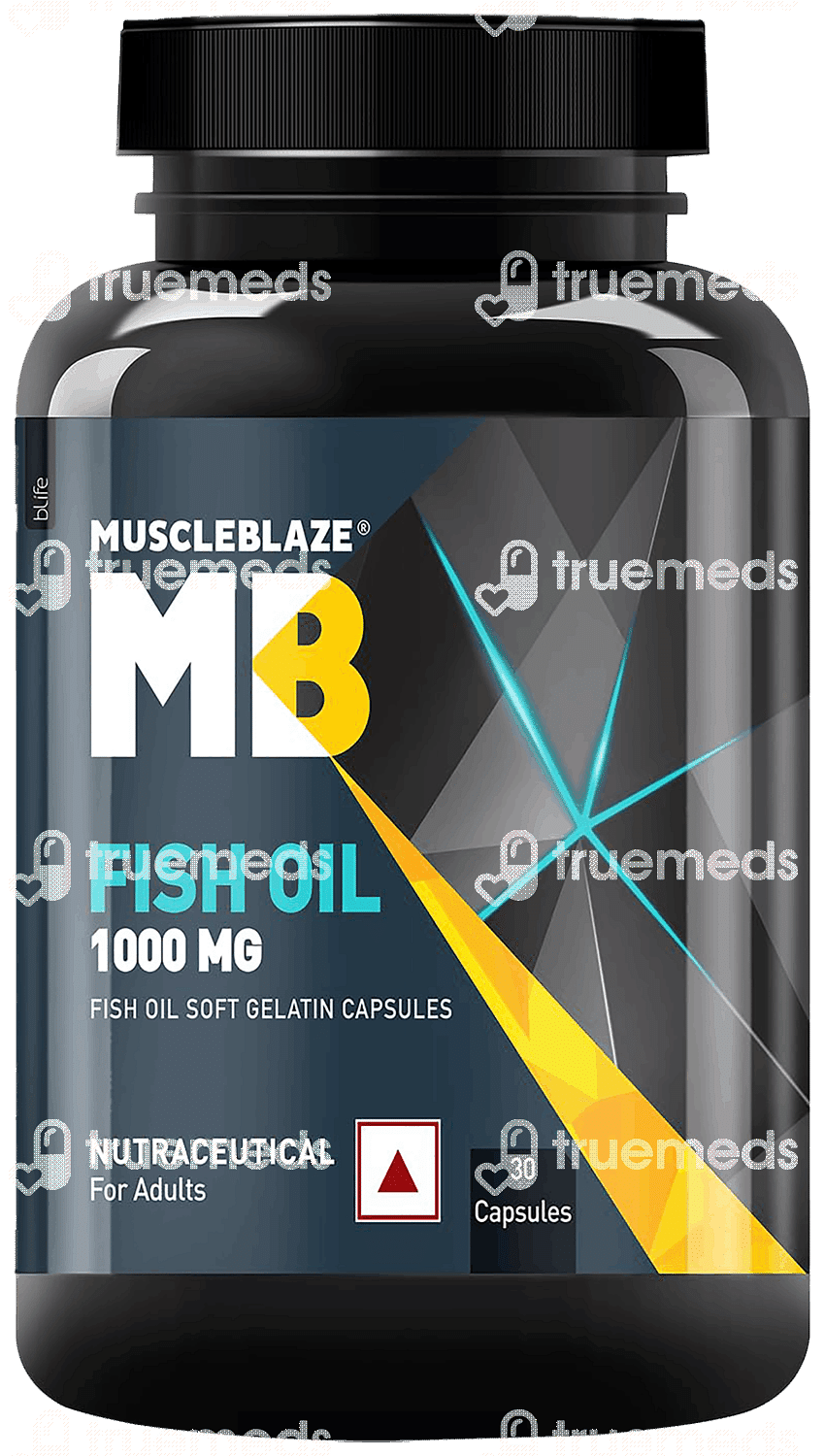 Muscleblaze Fish Oil 1000 Mg Soft Gelatin Capsule 30 Uses Side