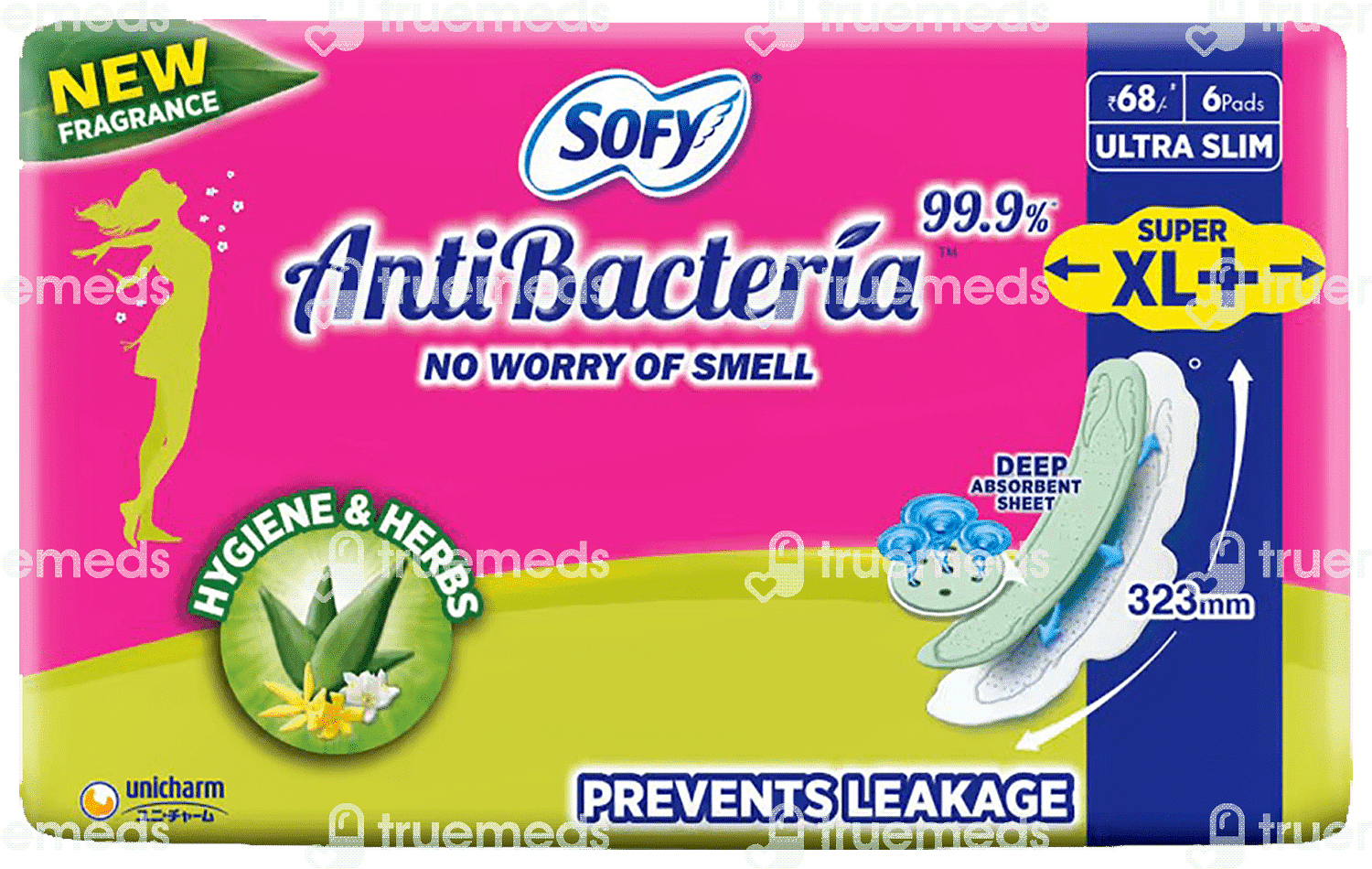 Sofy Antibacteria Sanitary Pads Ultra Slim Super Xl Pad Uses