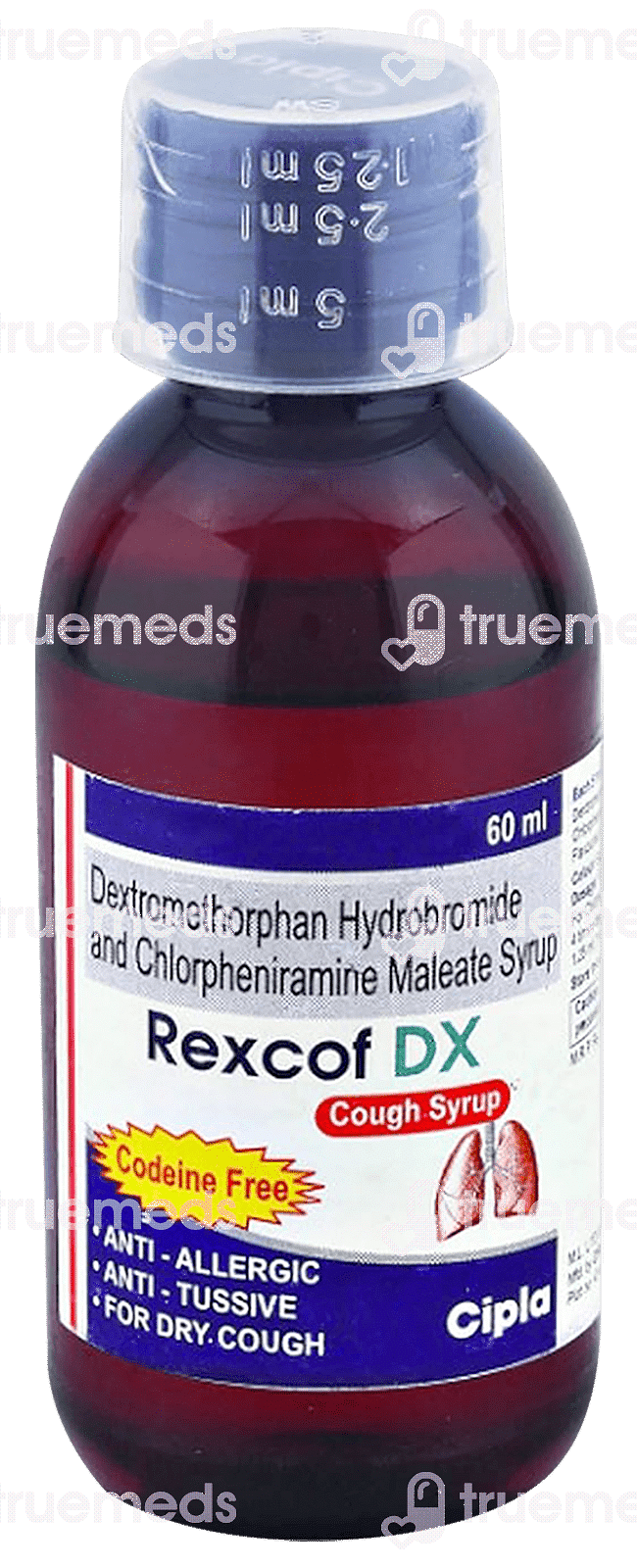 Rexcof Dx Mg Syrup Ml Uses Side Effects Dosage Price Truemeds