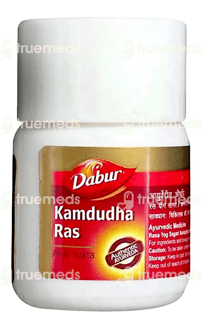 Dabur Kamdudha Ras Moti Yukta Tablet 20 Uses Side Effects Dosage