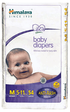 Himalaya Baby Medium 5-11Kg Diapers 54