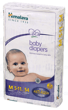 Himalaya Baby Medium 5-11Kg Diapers 54