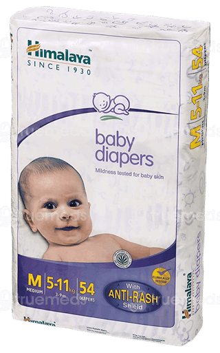 Himalaya Baby Medium 5-11Kg Diapers 54
