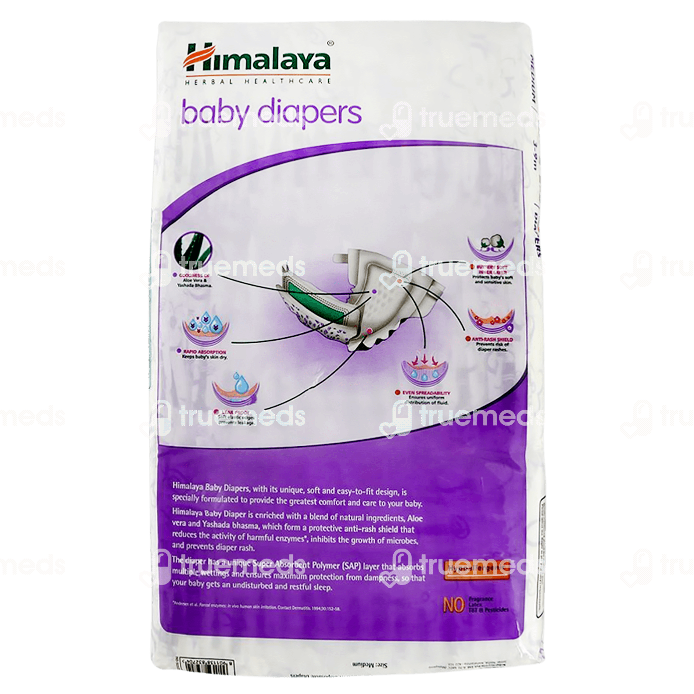 Himalaya Baby Medium Diaper 54 Uses, Side Effects, Dosage, Price
