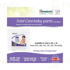 Himalaya Total Care Large 9-14kg Diaper Baby Pants 54