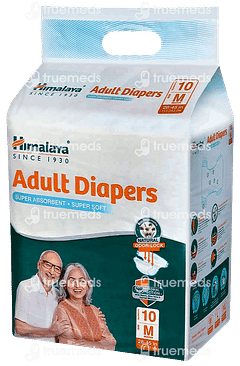 Himalaya Medium Adult Diapers 10