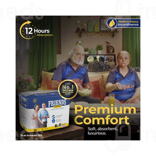 Friends Premium Adult Diapers Pant Style Large 10