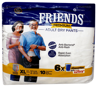 Friends Premium Extra Large Adult Dry Pants 10