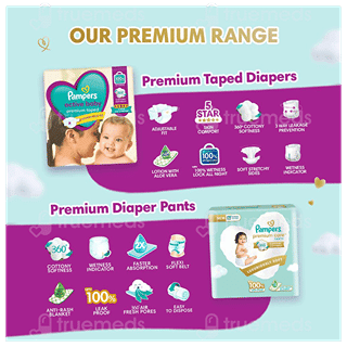 Pampers Active Baby Diaper Medium 90 Diaper