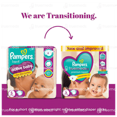 Pampers Active Baby Premium Taped S 3-8kg Diapers 22