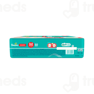 Pampers All Round Protection Anti Rash Lotion With Aloe Vera Diaper Medium 50 Diaper