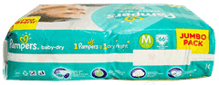 Pampers Baby Dry Medium 6 To 11Kg Diapers 66