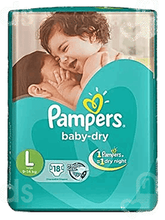 Pampers Baby Dry Pants Large 18 Diaper
