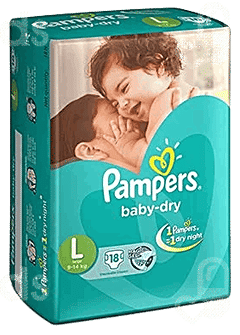 Pampers Baby Dry Pants Large 18 Diaper