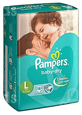Pampers Baby Dry Pants Large 18 Diaper
