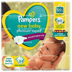 Pampers New Baby Up To 5kg Diapers 24