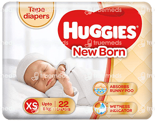 Huggies New Born Tape Diapers Nb Diapers 22 Pieces