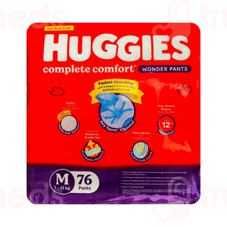 Huggies Wonder Pants Medium Diaper Pants 76 Pieces