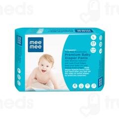Mee Mee Breathable Premium Baby Diaper Pants With Wetness Indicator Large 24 Mee Mee Breathable Premium Baby Diaper Pants With Wetness Indicator Large 24