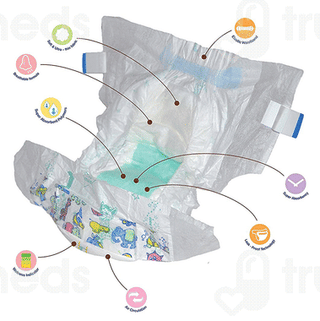 Mee Mee Premium Breathable Diaper Small 22