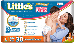 Little's Premium Comfy Baby L 9-14kgs Cottonsoft Pants 30