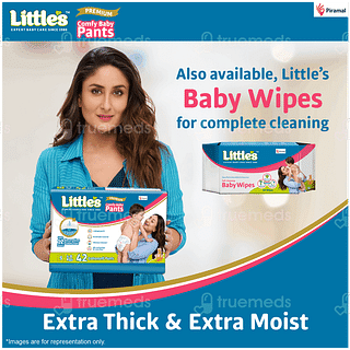 Little's Premium Comfy Baby Nb Upto 5kgs Cottonsoft Pants 40