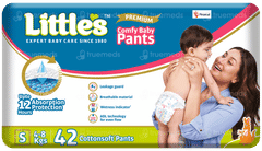 Little's Premium Comfy Baby S 4-8kgs Cottonsoft Pants 42