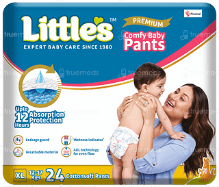 Little's Premium Comfy Baby Xl 12-17kgs Cottonsoft Pants 24