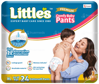 Little's Premium Comfy Baby Xl 12-17Kgs Cottonsoft Pants 24