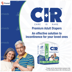 Cir Premium L 101.06-139.7cm Unisex Tape Style Adult Diapers 10 Cir Premium L 101.06-139.7cm Unisex Tape Style Adult Diapers 10