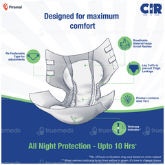 Cir Premium L 101.06-139.7cm Unisex Tape Style Adult Diapers 10 Cir Premium L 101.06-139.7cm Unisex Tape Style Adult Diapers 10