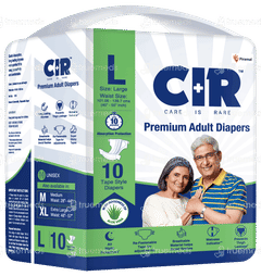 Cir Premium L 101.06-139.7cm Unisex Tape Style Adult Diapers 10