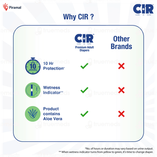 Cir Premium L 101.06-139.7cm Unisex Tape Style Adult Diapers 10