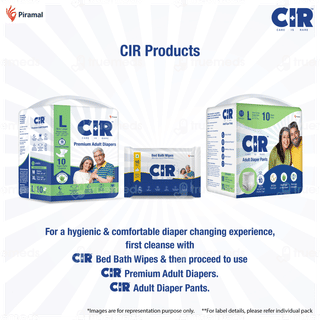 Cir Premium L 101.06-139.7cm Unisex Tape Style Adult Diapers 10