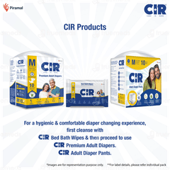 Cir Premium M 71.12-111.76cm Unisex Tape Style Adult Diapers 10 Cir Premium M 71.12-111.76cm Unisex Tape Style Adult Diapers 10