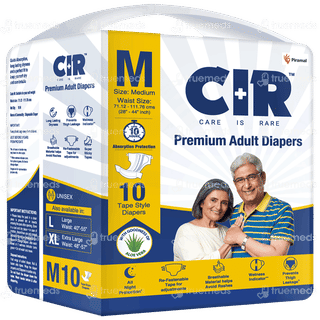 Cir Premium M 71.12-111.76cm Unisex Tape Style Adult Diapers 10