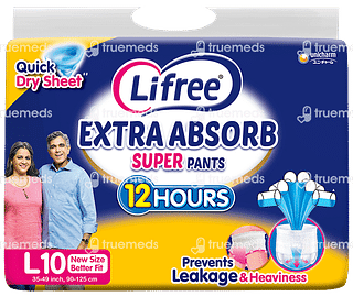 Lifree Extra Absorb Adult Pants Super L 10 Pieces