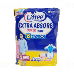 Lifree Extra Absorb Xl 100-140cm Adult Diaper Super Pants 2