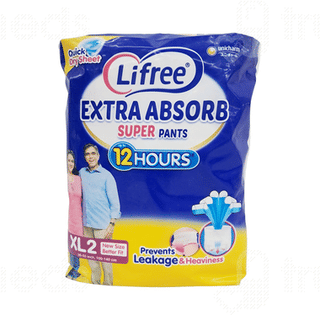 Lifree Extra Absorb Xl 100-140Cm Adult Diaper Super Pants 2