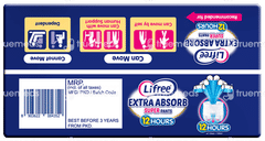 Lifree Extra Absorb Super Xl 100-140cm Adult Diaper Super Pants 18