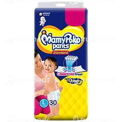Mamypoko Pants Standard Diaper Large 30 Pieces