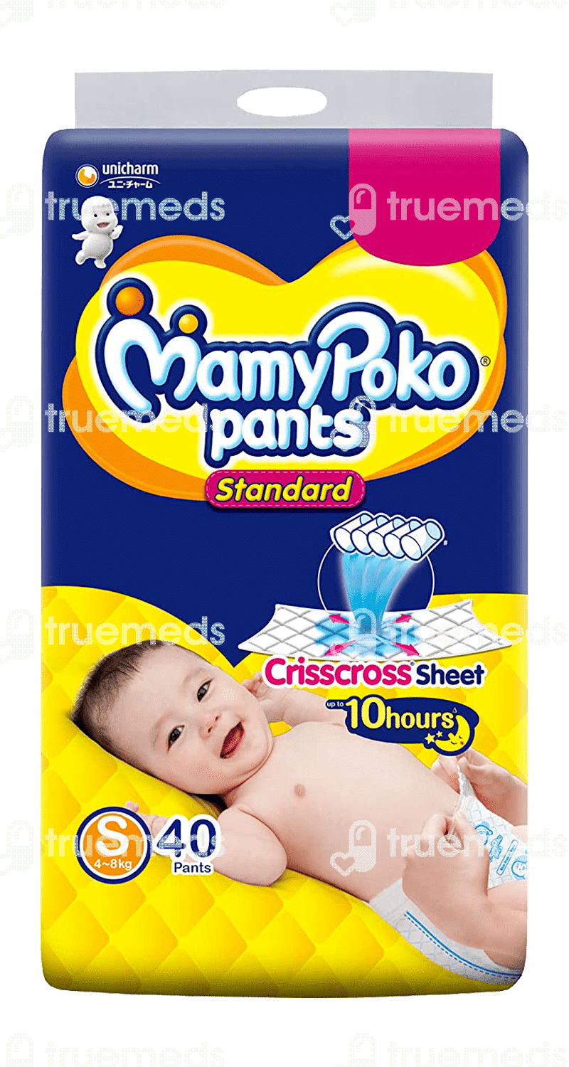 Buy Mamy Poko Pants Extra Absorb Small 58-Piece Diaper Pants - 4-8 Kgs  Online | Babyshop UAE