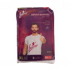 Flamingo Adult Diaper Xl 10 Flamingo Adult Diaper Xl 10