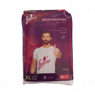 Flamingo Adult Diaper Xl 10