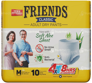 Friends Classic New & Improved Medium Adult Dry Pants 10