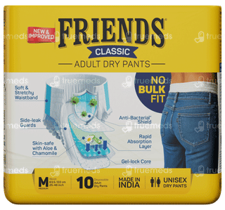 Friends Classic New & Improved Medium Adult Dry Pants 10