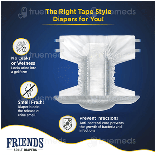 Friends Economy Adult Diaper Large 10 Pieces