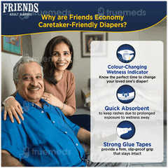 Friends Economy Adult Diaper Large 10 Pieces