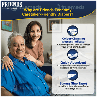 Friends Economy Adult Diaper Large 10 Pieces